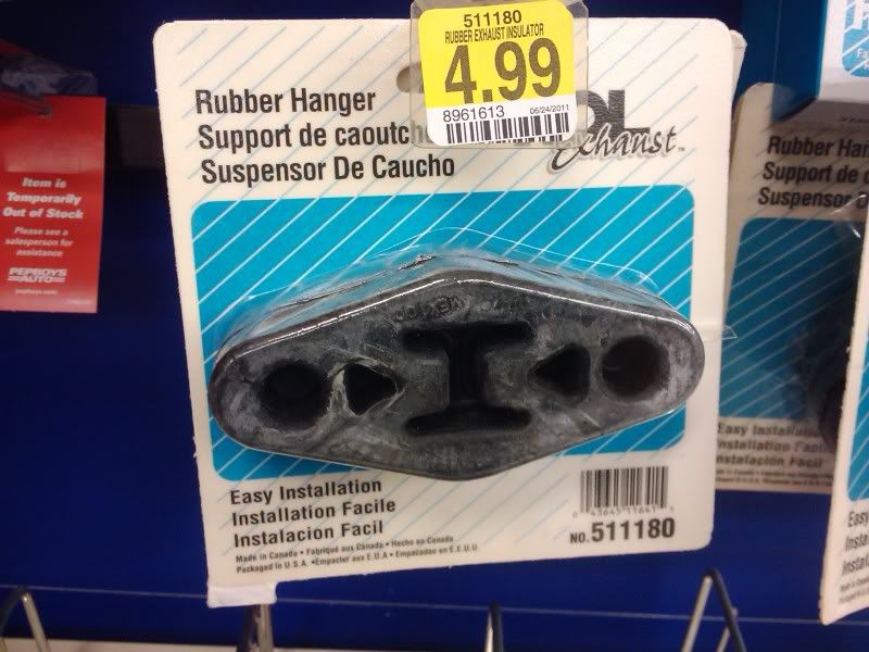 ('03'05) 2004 Extended Exhaust Hangers Info Subaru Forester